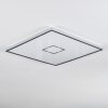 Simonstorp Plafones, Panel LED Plata, Blanca, 1 luz
