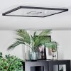 Simonstorp Plafones, Panel LED Negro, Blanca, 1 luz