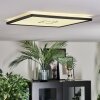 Simonstorp Plafones, Panel LED Negro, Blanca, 1 luz