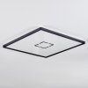 Simonstorp Plafones, Panel LED Negro, Blanca, 1 luz