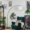Bassagoda Lámpara de pie Cromo, Negro, 1 luz