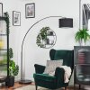 Bassagoda Lámpara de pie Cromo, Negro, 1 luz