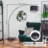 Bassagoda Lámpara de pie Cromo, Negro, 1 luz