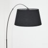Bassagoda Lámpara de pie Cromo, Negro, 1 luz