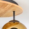 Ripoll Plafones, Luminarias esféricas Crudo, Negro, 3 luces