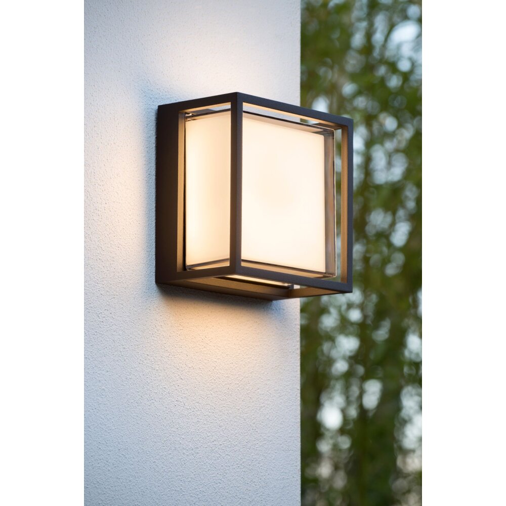 Lucide SINGA Aplique para exterior LED Negro, 1 luz main product photo