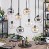 Koyoto Lámparas suspendidas, Luminarias esféricas, Lámparas colgantes Colores ámbar, Transparente, Ahumado, 8 luces