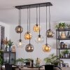 Ripoll Lámparas suspendidas, Luminarias esféricas, Lámparas colgantes Colores ámbar, Transparente, Ahumado, 8 luces