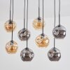 Ripoll Lámparas suspendidas, Luminarias esféricas, Lámparas colgantes Colores ámbar, Ahumado, 8 luces
