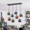 Koyoto Lámparas suspendidas, Luminarias esféricas, Lámparas colgantes Azul, Verde, Color cobre, 8 luces
