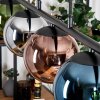Gastor Lámparas suspendidas, Luminarias esféricas, Lámparas colgantes Azul, Cromo, Verde, Color cobre, Ahumado, 5 luces