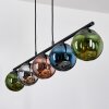 Gastor Lámparas suspendidas, Luminarias esféricas, Lámparas colgantes Azul, Cromo, Verde, Color cobre, Ahumado, 5 luces