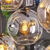 Ripoll Lámparas suspendidas, Luminarias esféricas, Lámparas colgantes Colores ámbar, Transparente, Ahumado, 8 luces