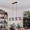 Koyoto Lámparas suspendidas, Luminarias esféricas, Lámparas colgantes Cromo, Ahumado, 4 luces