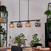 Koyoto Lámparas suspendidas, Luminarias esféricas, Lámparas colgantes Colores ámbar, Cromo, Ahumado, 4 luces