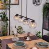 Koyoto Lámparas suspendidas, Luminarias esféricas, Lámparas colgantes Colores ámbar, Transparente, Ahumado, 4 luces