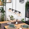 Koyoto Lámparas suspendidas, Luminarias esféricas, Lámparas colgantes Colores ámbar, Transparente, Ahumado, 4 luces