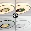 Loron Plafones, Panel LED Plata, Blanca, 1 luz