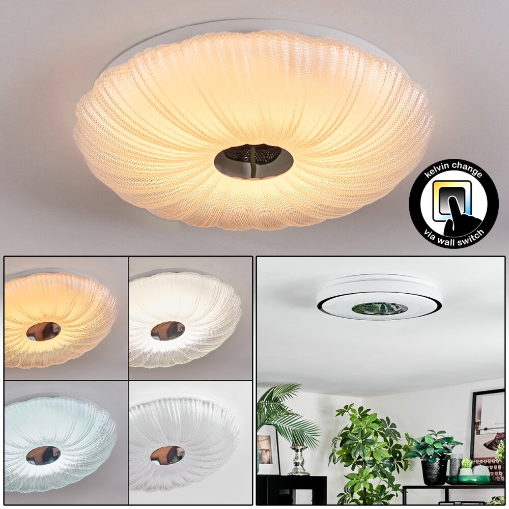 Luvan Plafones LED Blanca, 1 luz main product photo