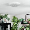 Luvan Plafones LED Blanca, 1 luz