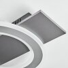 Lidor Plafones LED Negro, Plata, 1 luz