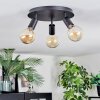 Geira Plafones, Spot techo Negro, 3 luces
