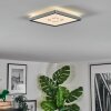 Simonstorp Plafones, Panel LED Plata, Blanca, 1 luz