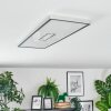 Simonstorp Plafones, Panel LED Plata, Blanca, 1 luz