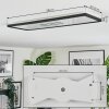 Simonstorp Plafones, Panel LED Negro, Blanca, 1 luz