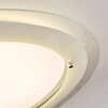 Ipres Plafones, Panel LED Plata, Blanca, 1 luz