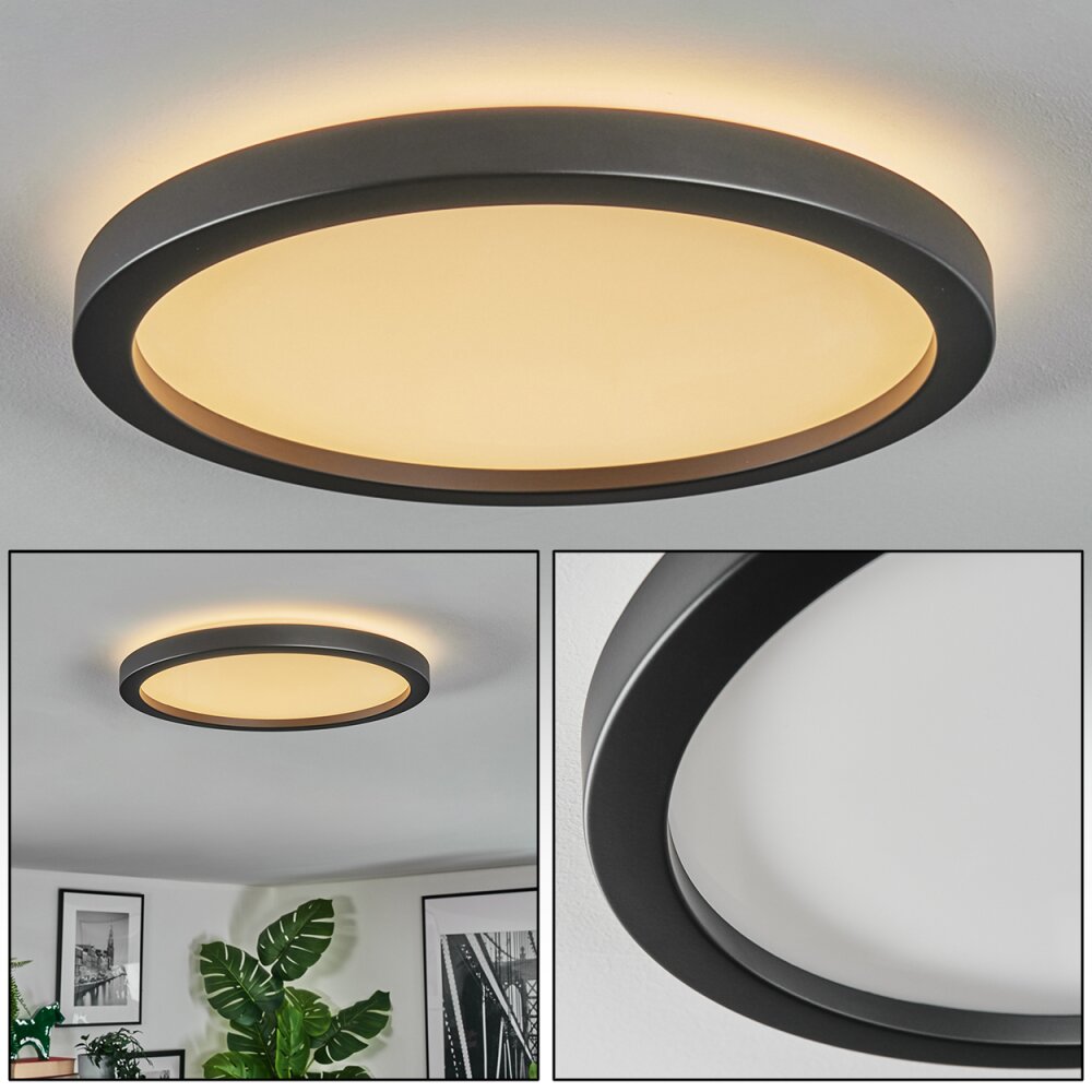 Xarel Plafones, Panel LED Negro, 1 luz main product photo