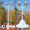 Hongkong Candelabro, Iluminación de caminos Blanca, 2 luces