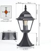 Naofe Balizas de exterior, Iluminación de caminos Negro, 1 luz