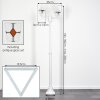 Naofe Candelabro, Iluminación de caminos Blanca, 2 luces