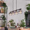 Koyoto Lámparas suspendidas, Luminarias esféricas, Lámparas colgantes Transparente, Ahumado, 4 luces