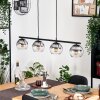 Koyoto Lámparas suspendidas, Luminarias esféricas, Lámparas colgantes Transparente, Ahumado, 4 luces