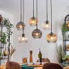 Ripoll Lámparas suspendidas, Luminarias esféricas, Lámparas colgantes Colores ámbar, Transparente, Ahumado, 6 luces