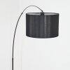 Soungou Lámpara de pie Cromo, Negro, 1 luz