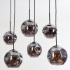 Ripoll Lámparas suspendidas, Luminarias esféricas, Lámparas colgantes Ahumado, 6 luces