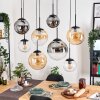 Gastor Lámparas suspendidas, Luminarias esféricas, Lámparas colgantes Colores ámbar, Transparente, Ahumado, 8 luces