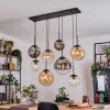 Gastor Lámparas suspendidas, Luminarias esféricas, Lámparas colgantes Colores ámbar, Transparente, Ahumado, 8 luces
