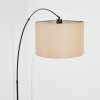 Soungou Lámpara de pie Cromo, Negro, 1 luz