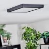 Isela Plafones, Panel LED Negro, 1 luz
