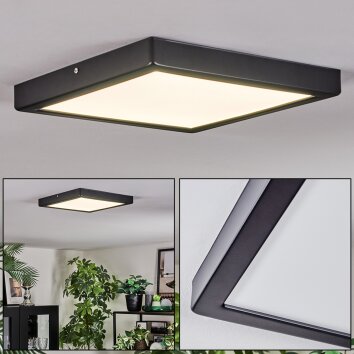 Isela Plafones, Panel LED Negro, 1 luz