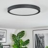 Isela Plafones, Panel LED Negro, 1 luz