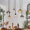 Koyoto Lámparas suspendidas, Luminarias esféricas, Lámparas colgantes Colores ámbar, Transparente, Ahumado, 6 luces