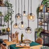 Koyoto Lámparas suspendidas, Luminarias esféricas, Lámparas colgantes Colores ámbar, Transparente, Ahumado, 6 luces