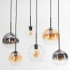 Koyoto Lámparas suspendidas, Luminarias esféricas, Lámparas colgantes Colores ámbar, Transparente, Ahumado, 6 luces