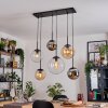 Gastor Lámparas suspendidas, Luminarias esféricas, Lámparas colgantes Colores ámbar, Cromo, Transparente, Ahumado, 6 luces