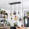 Gastor Lámparas suspendidas, Luminarias esféricas, Lámparas colgantes Colores ámbar, Cromo, Transparente, Ahumado, 6 luces